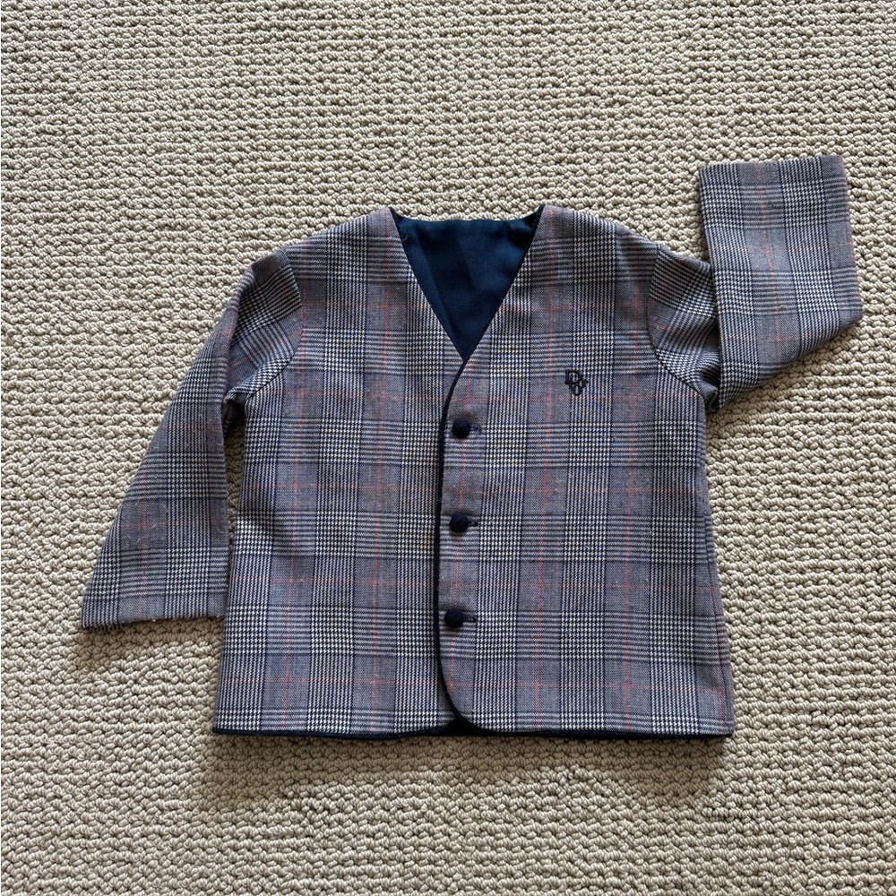 Vintage Dior Toddler Jacket - Gray and Blue